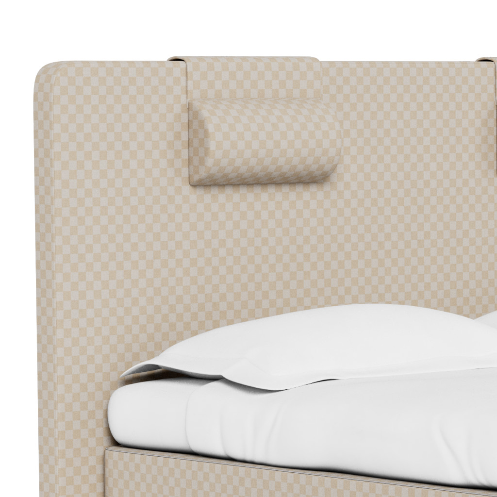 HB with pillows 180x95 Magna Beige