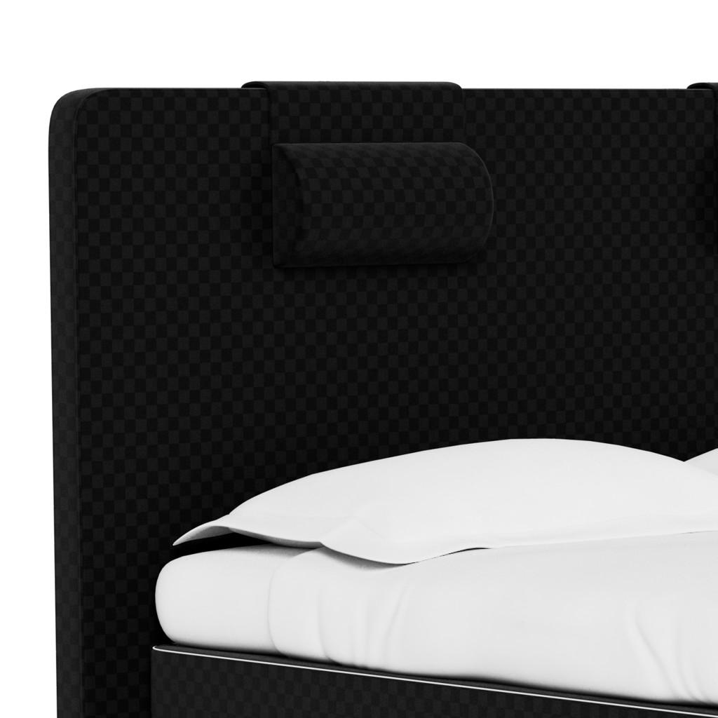 HB with pillows CL 180x95 Magna Black