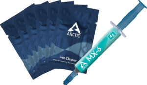 Arctic Cooling Arctic MX-6 varmepude, 4 g + 6 stk MX Cleaner rengøringsklude