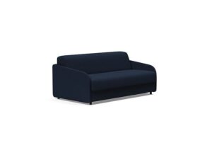 Innovation Living Eivor 140 Sovesofa m. Spring Madras - Sort Eg/Mixed Dance Blue