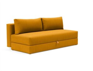 Innovation Living Osvald Sovesofa L: 200 cm - Mat Sort/Elegance Burned Curry