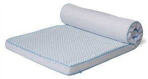 Kølende topmadras - 160x200 cm - 7 zoner - Luksus memoryskum topmadras 8 cm høj - SLEEP TECH By Borg