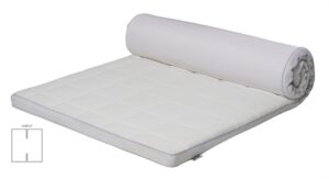 Latex H-split topmadras - 180x200 cm - 5 cm høj - Latex & naturlatex - Zen sleep topmadras til elevationsseng