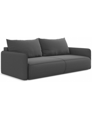 Nanea sovesofa i velour B216 cm - Grafitgrå