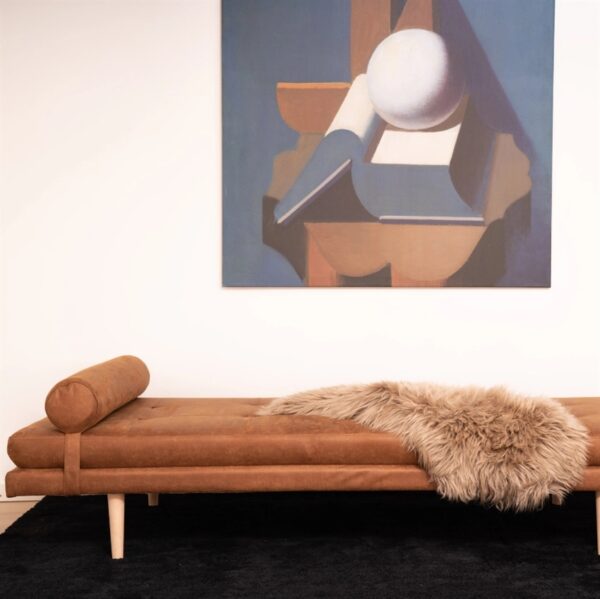 Rømø daybed | Cognac m. nakkestøtte