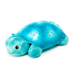 Twinkling Twilight Turtle sengelampe - Stjernehimmel og melodier - Aqua