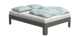 Auping Auronde Sengeramme Mellem 140x200 cm - Warm Grey