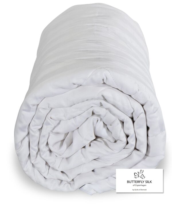 Baby silkedyne med bambus - 70x100 cm - Helårs Babydyne - Butterfly Silk
