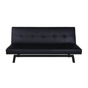 Bodil sovesofa PU kunstlæder sort