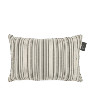 COSI FIRES Cosipillow Striped varmepude, genopladeligt batteri, rektangulær - hvid/sort stof (40x60)