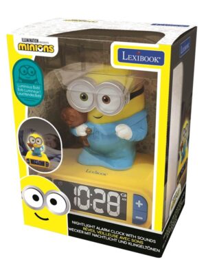 Despicable Me Vækkeur med Natlys og lyd