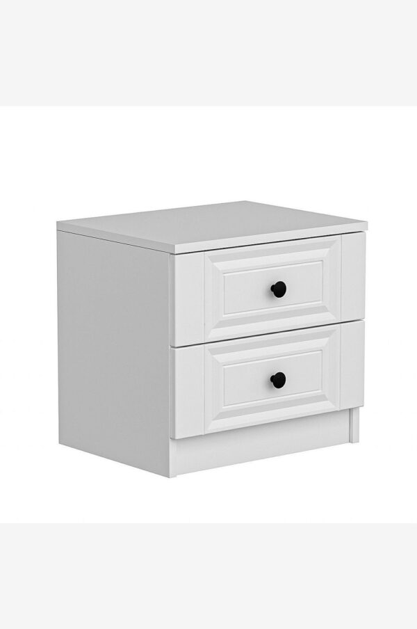 Hanah Home - Sengebord - Elle - Hvid - Sengeborde - - Homeroom