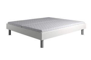Kaagaard 380 Sengeramme 180x200 cm - Hvidmalet/Metalben