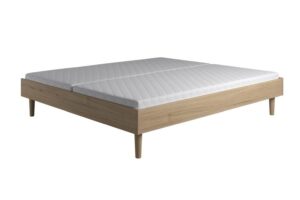 Kaagaard 380 Sengeramme 180x200 cm - Oliebehandlet Eg/Træben