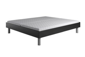 Kaagaard 380 Sengeramme 180x200 cm - Sortmalet Bøg/Metalben
