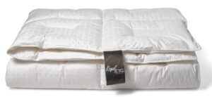 Moskusdundyne - 140x220cm -100% Dun - Helårs dyne - Dansk produceret med Europæiske moskusdun - Royal By Borg - Varm dundyne