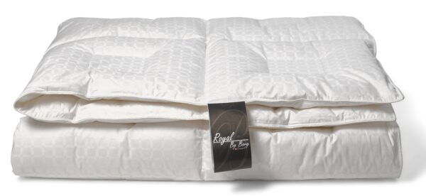 Moskusdundyne - 140x220cm -100% Dun - Helårs dyne - Dansk produceret med Europæiske moskusdun - Royal By Borg - Varm dundyne