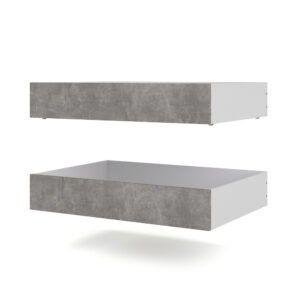 Nada seng 2 sengeskuffer bredde 94 cm beton dekor
