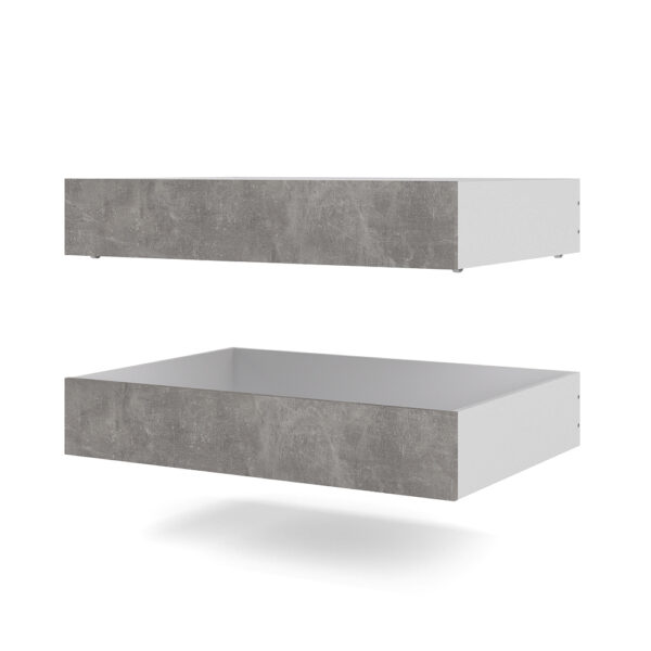 Nada seng 2 sengeskuffer bredde 99 cm beton dekor