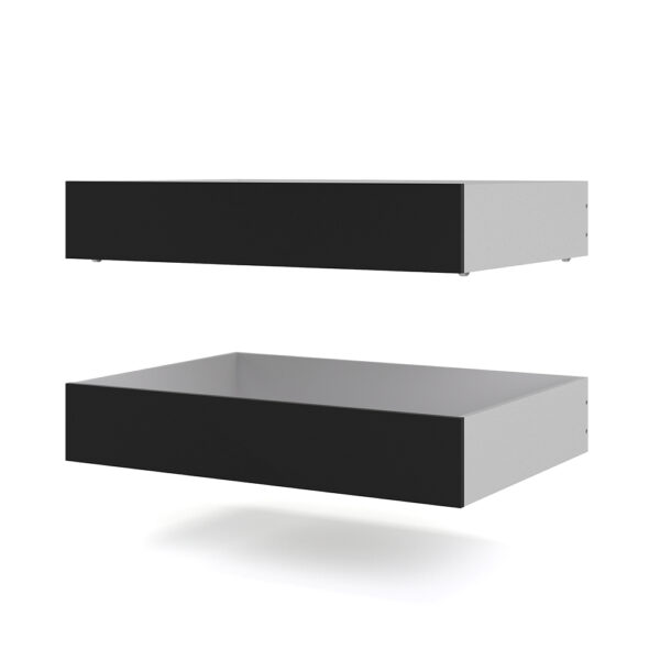 Nada seng 2 sengeskuffer bredde 99 cm mat sort