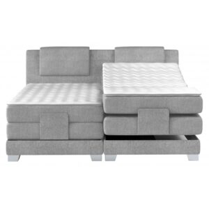 Nordica Elevationsseng 180x200 grå stof
