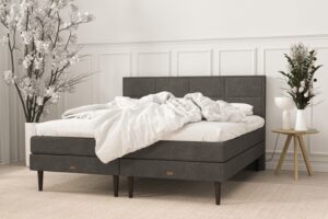 SÖVNN Luna Kontinentalseng - 210x210 - Grå