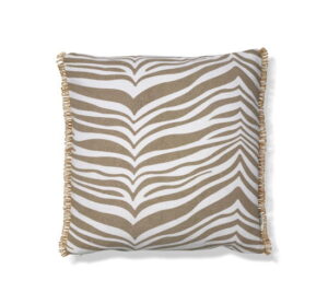 Zebra pyntepude taupe