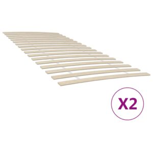 vidaXL lamelbund med 34 lameller 2 stk. 100x200 cm