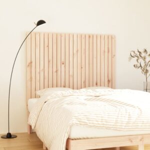 vidaXL sengegavl 140x3x110 cm massivt fyrretræ