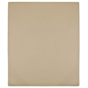 vidaXL stræklagen 90x200 cm jerseybomuld gråbrun