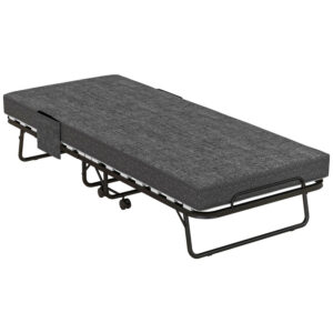 Sammenklappelig gæsteseng op til 150 kg - 190 x 80 x 42 cm - Grå