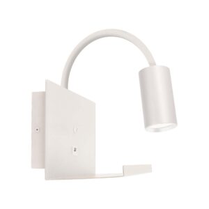 Sengelampe med USB | GU10 | Hvid