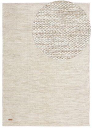 Uldtæppe Lunda Beige