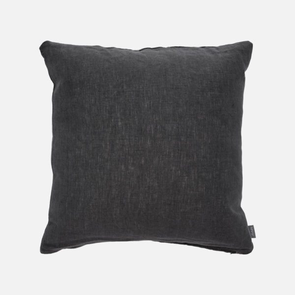 LINEN Pyntepude 50x50 - Mørkegrå