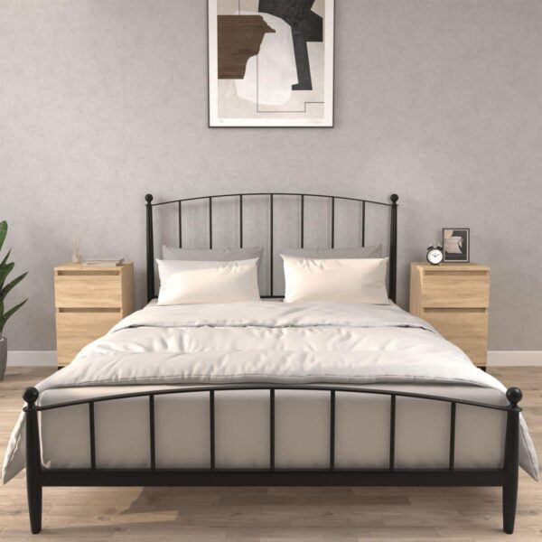 Sengeborde 2 stk. 40x35x70 cm sonoma-eg