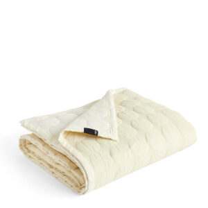HAY Mega Dot Organic Sengetæppe - 245x235cm - Ivory