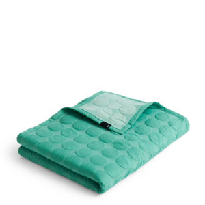 HAY Mega Dot Organic Sengetæppe - 245x235cm - Sea Green