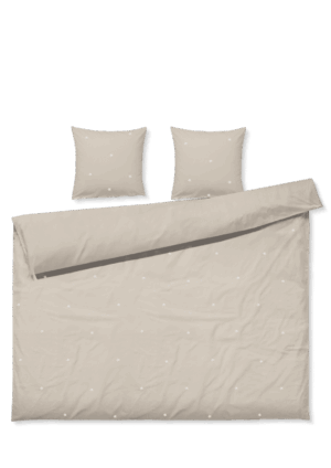 Juna - Daisy Sengetøj 200x220 cm sand/hvid