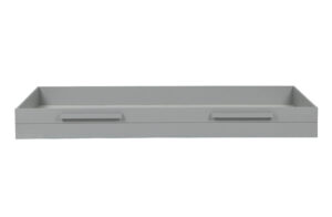 WOOOD Dennis sengeskuffe/gæsteseng, ekskl. lamelbund og madras - betongrå fyrretræ (198x91)