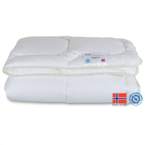 Baby dyne - Høie Hygea fiberdyne - 70x100 cm - Helårs babydyne - Anbefalet og godkendt af Asthma Allergy Nordic