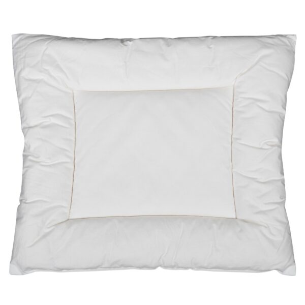 Baby hovedpude med uld - Giver god støtte og er Sved absorberende - Baby pude 40x45cm fra Nature By Borg