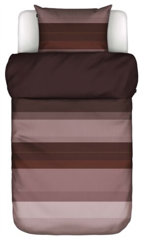 Marc O'Polo sengetøj - 100% Enzymvasket bomulds sengesæt - 140x200 cm - Kiya Aubergine sengelinned