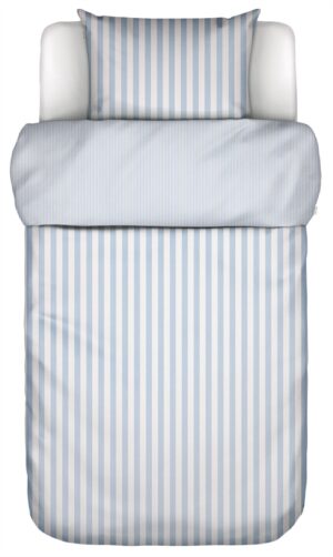 Marc O'Polo sengetøj - 100% Enzymvasket bomulds sengesæt - 140x200 cm - Mikkeli Powder Blue sengelinned