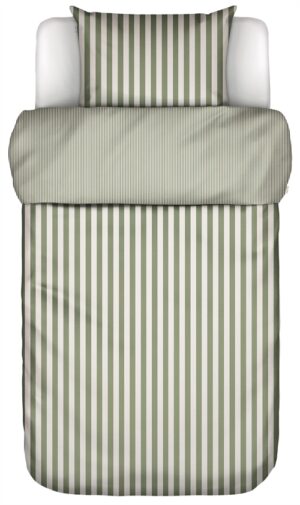 Marc O'Polo sengetøj - 140x220 cm - 100% Enzymvasket bomulds sengesæt - Mikkeli Saga Green sengelinned