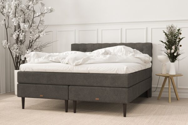 SÖVNN Mira Kontinentalseng - 180x200 - Grå