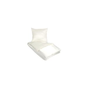 Silke sengetøj 140x220 cm - Hvidt sengetøj - Sengelinned i 100% Silke - Butterfly Silk