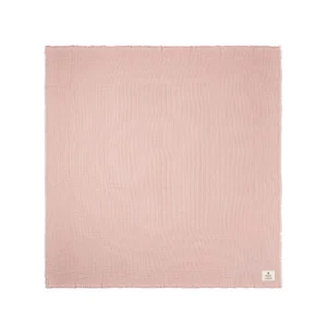 ferm LIVING - Fino Sengetæppe Terracotta/Off-White