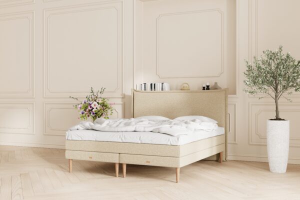SÖVNN Prestige Kontinentalseng - 180x200 - Lys beige