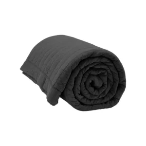 House Doctor - Magnhild Quilt Sengetæppe 280x280 Coal ByNord