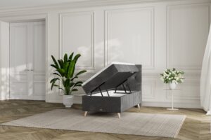 SÖVNN Thea Boxseng Med Opbevaring - 80x200 - Grå